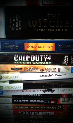 A fraction of the games I have